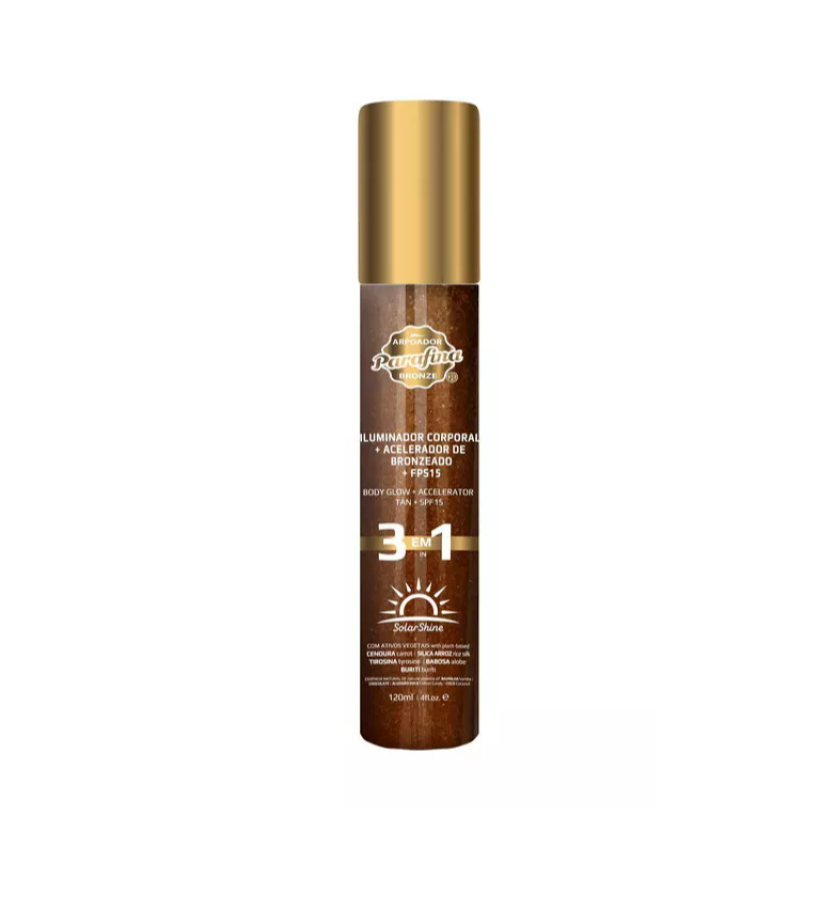 PARAFINA BRONZE Rozświetlacz do opalania 3w1 120ML