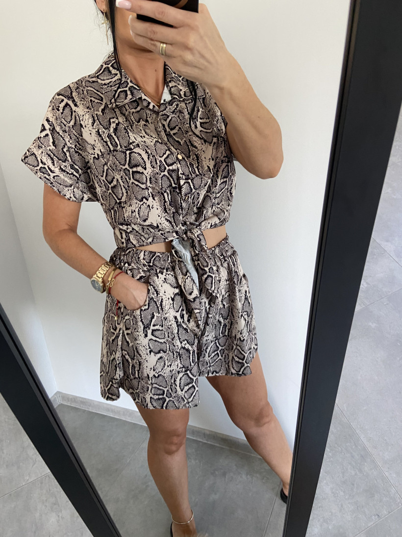 Komplet 218 koszula + krótkie spodenki