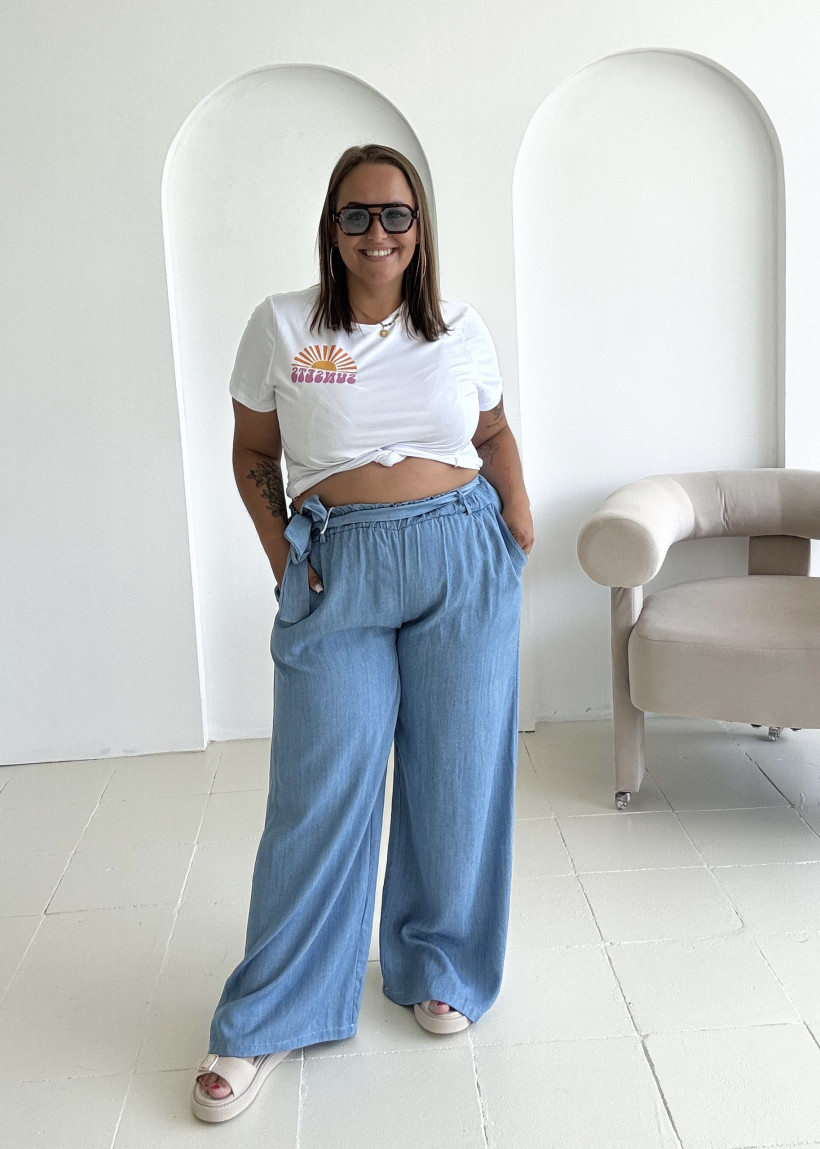 Spodnie szerokie a’la jeans 