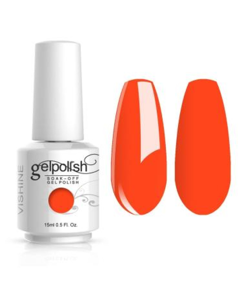 E52 Vishine Lakier  hybrydowy Orange rouge 043