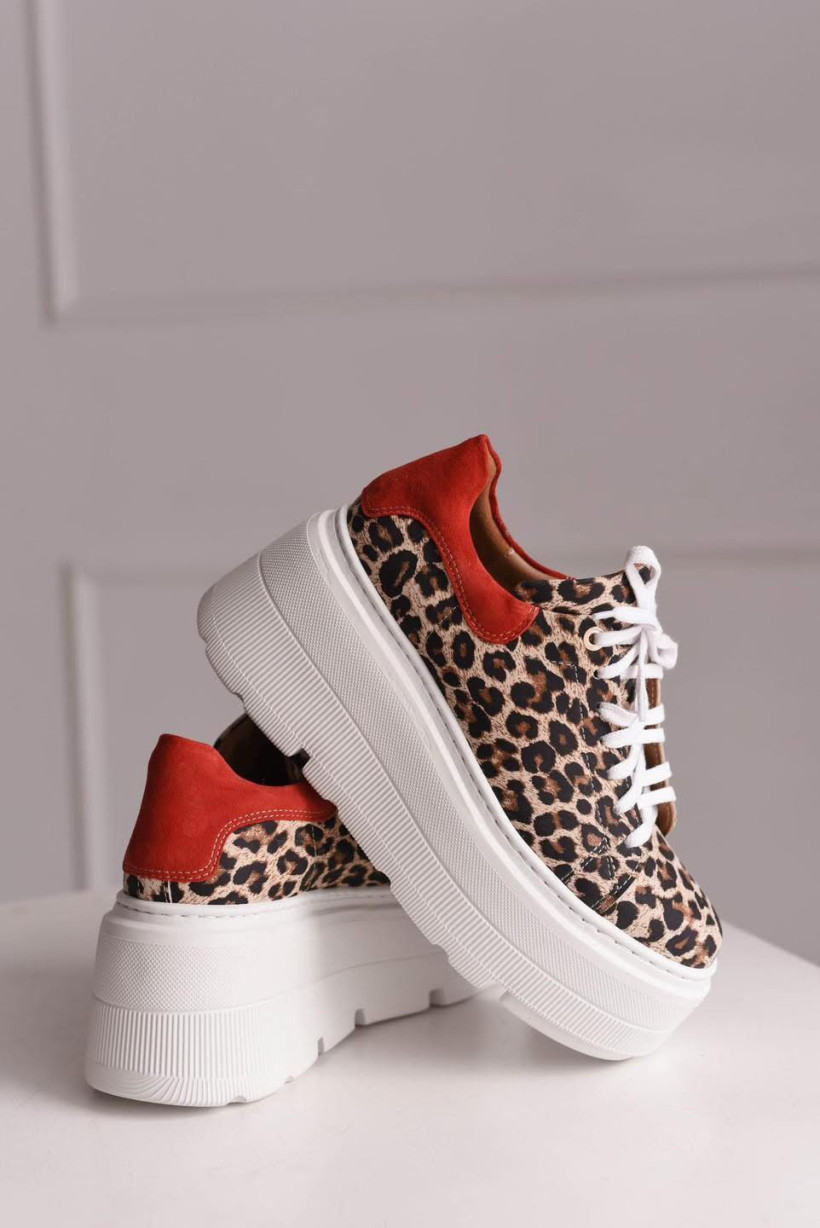 Buty skóra naturalna- pantera 