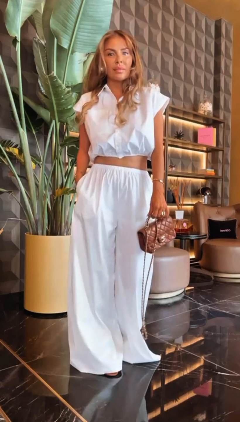 EMO komplet krótka koszula i spodnie