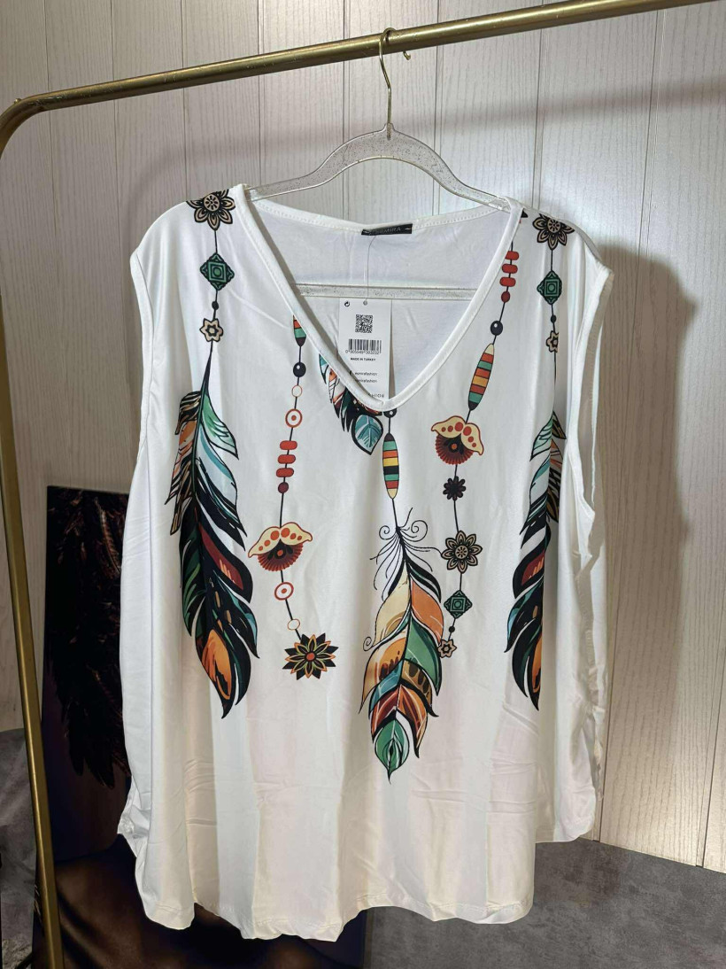 Top Plus Size Pióra