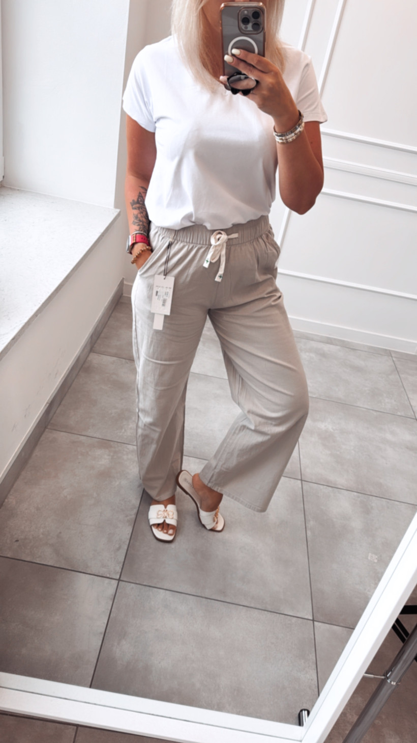 Spodnie beżowe 13012