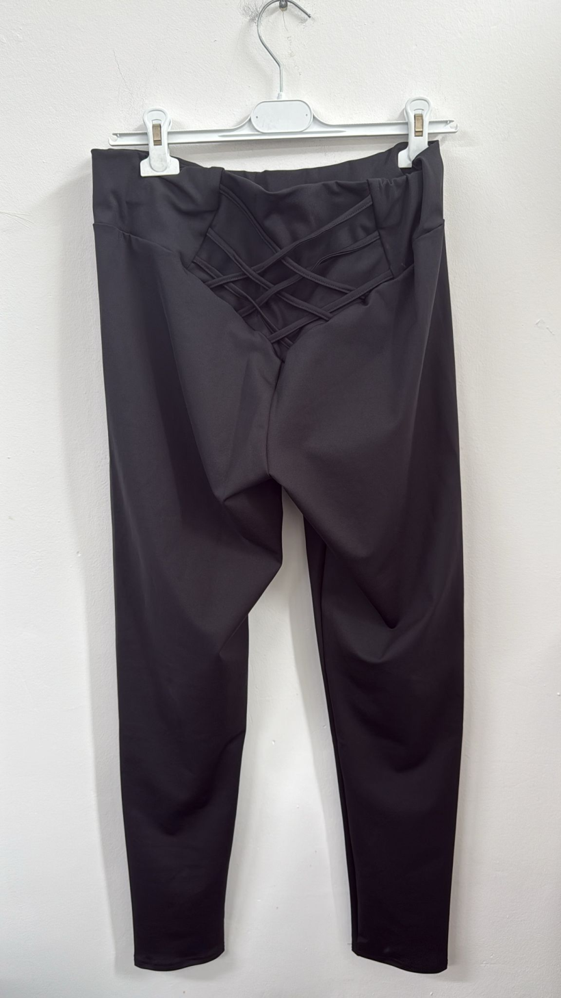 G8470 Leggisny MY LUXE ze sznurkami Czarne