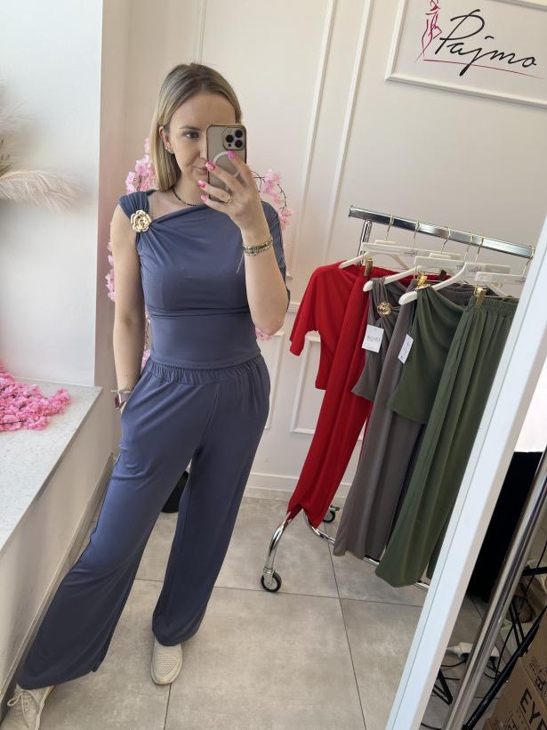 Komplet bluzka złota róża 12845