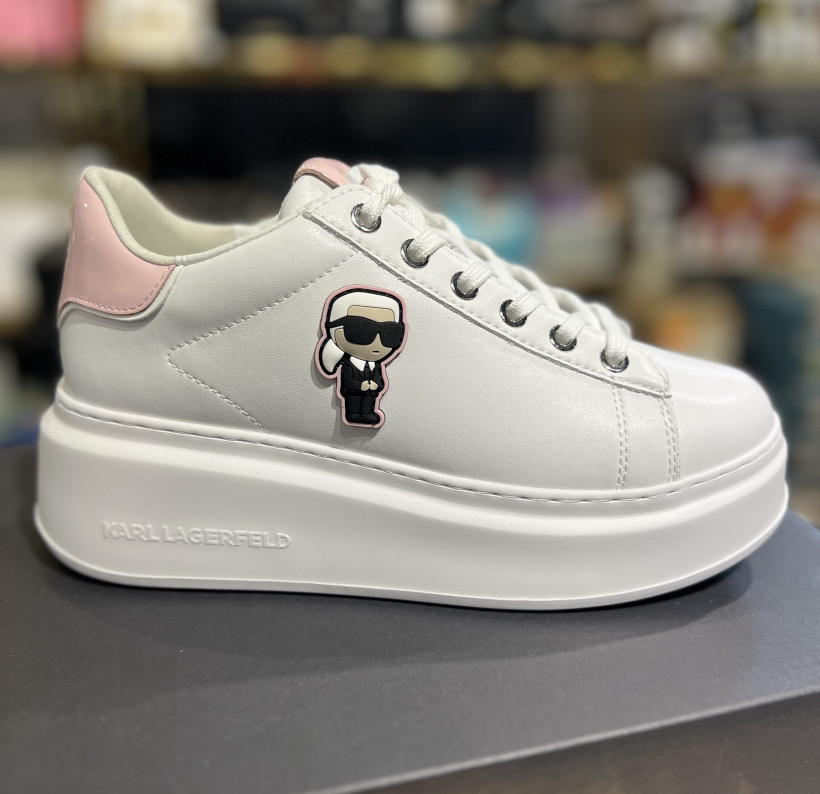 Buty Karl Lagerfeld Megakapri Ikon Lo Lace białe