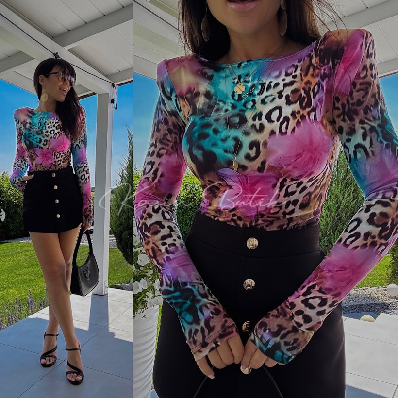 Bluzka Bawełniana Millagro Multicolor
