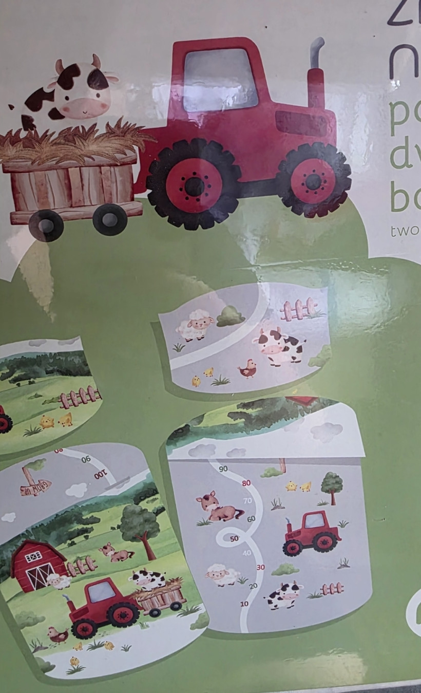 Posciel niemowlęca 135x100 farma traktor