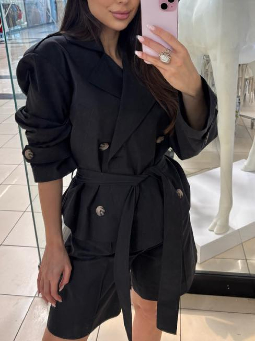 Szorty biker EMO- czarny- 38