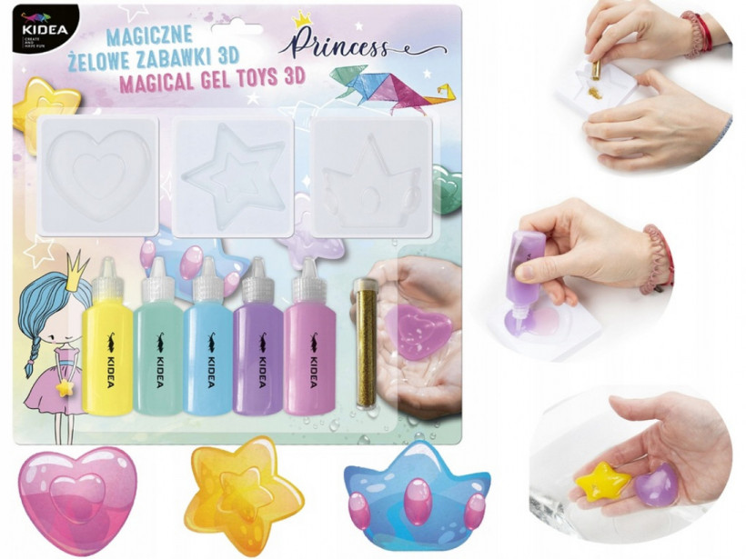 Magiczne Żelowe Zabawki 3d kidea