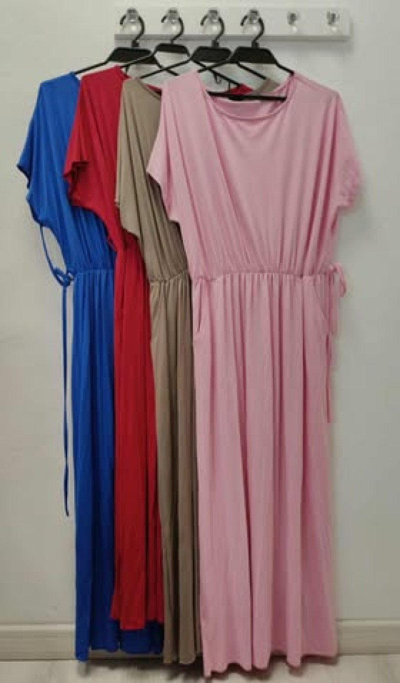 SUKIENKA MAXI BAWEŁNIANA KIESZENIE