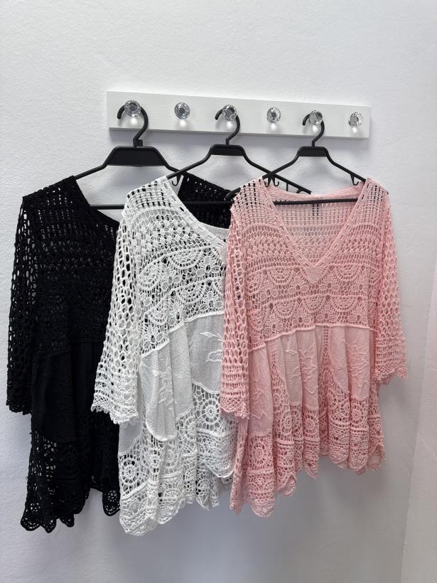 AŻUROWA NARZUTKA NA STRÓJ KĄPIELOWY