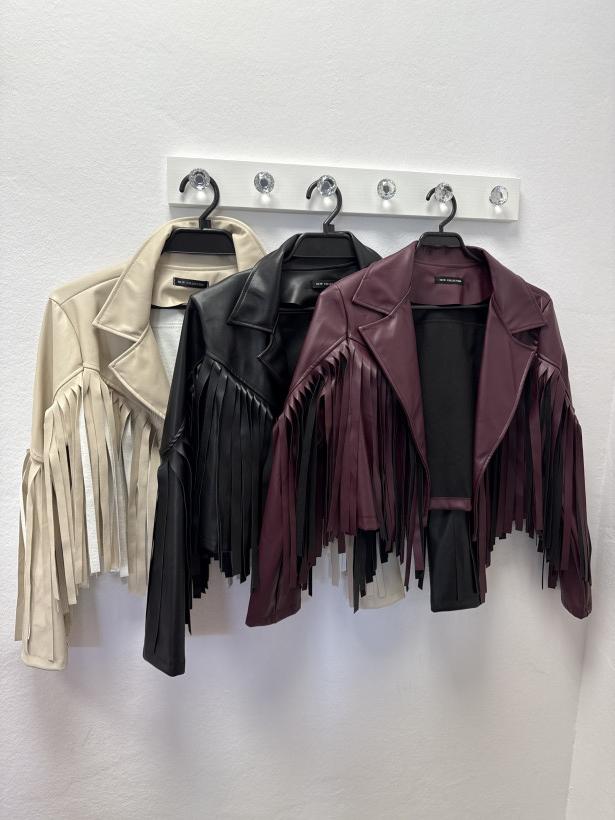 KURTKA FRĘDZLE EKOSKÓRA