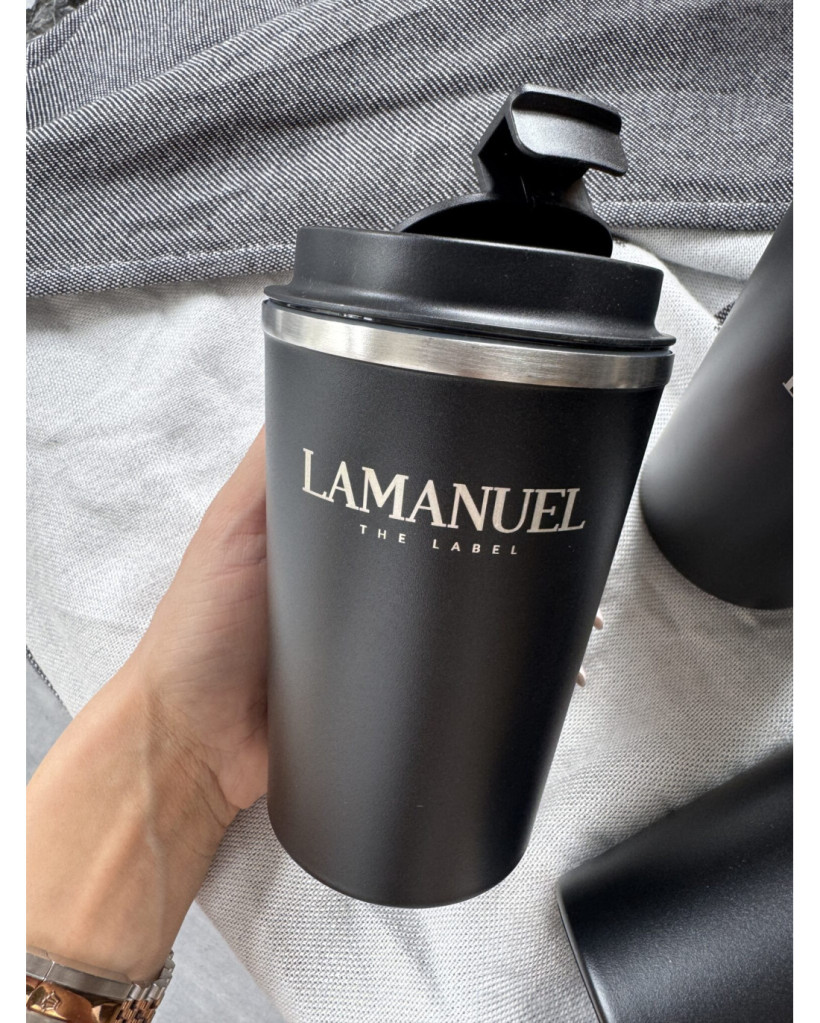 Kubek TERMO LA MANUEL - czarny