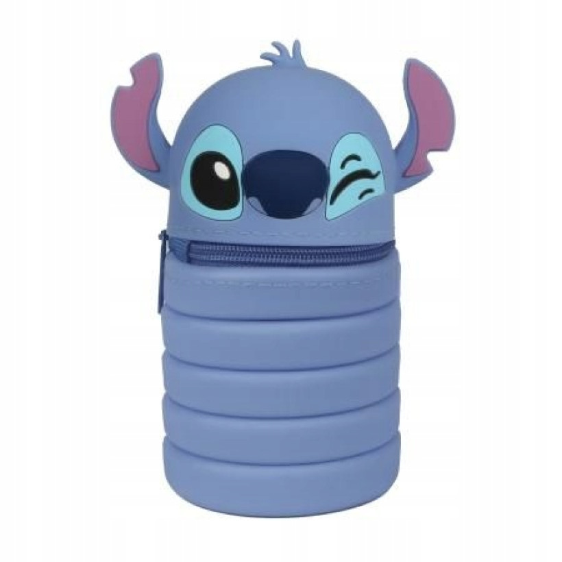 Saszetka silikonowa z główką Disney Blue Stitch CoolPack