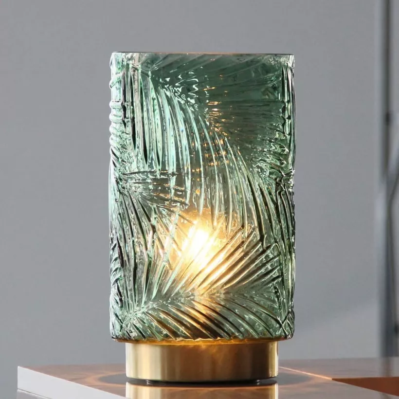MJ PREMIER stołowa szklana lampa na baterie (C1)
