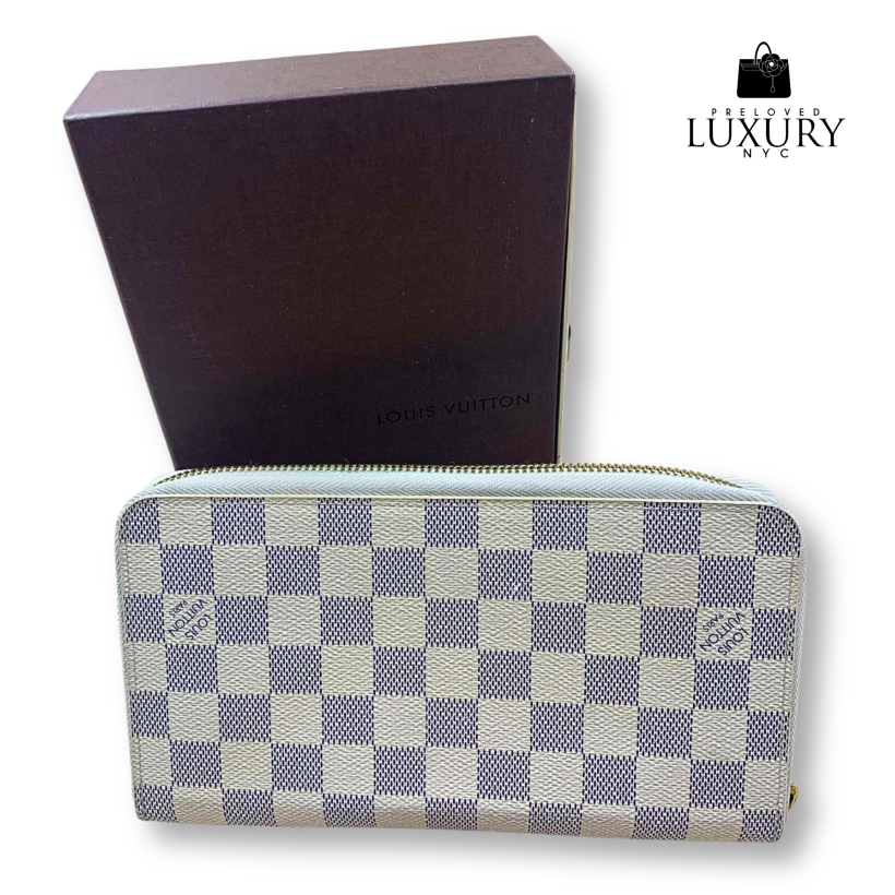 LOUIS VUITTON Damier Azul Zippy Organizer