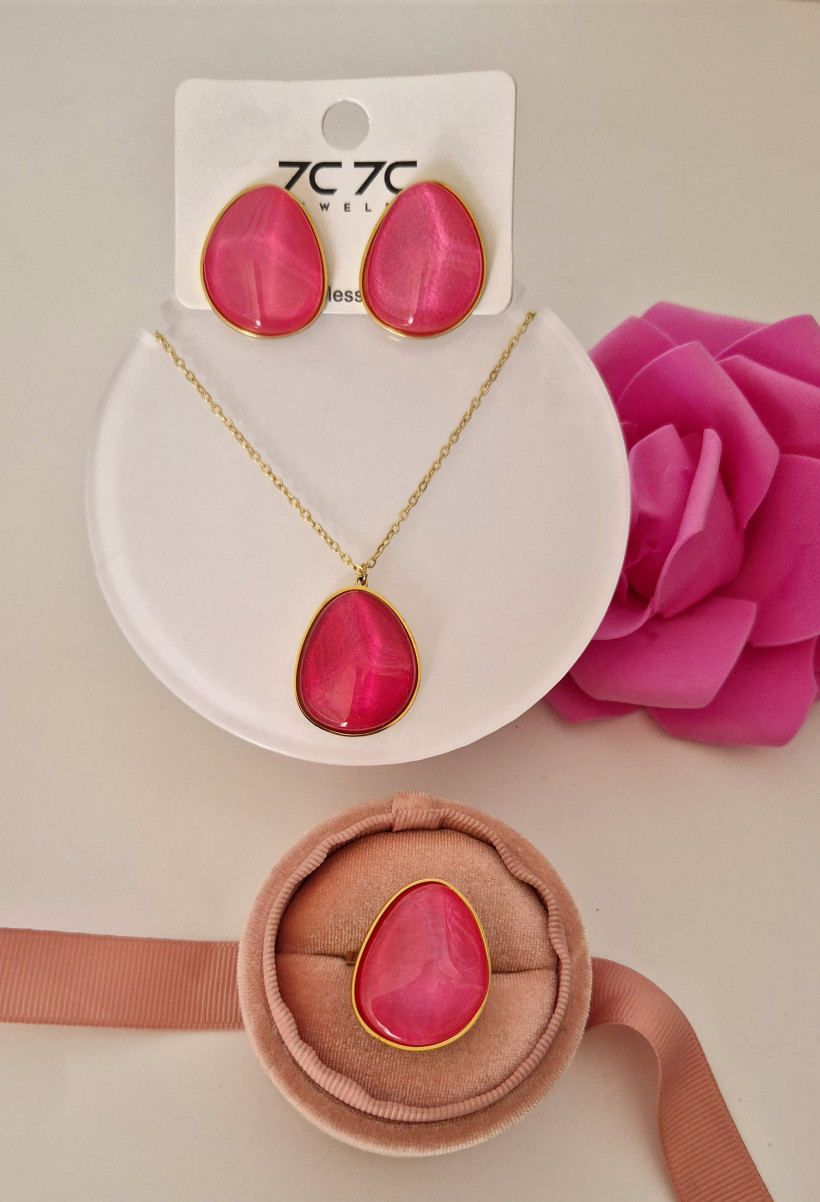 Pierscionek fuksjowy regulowany