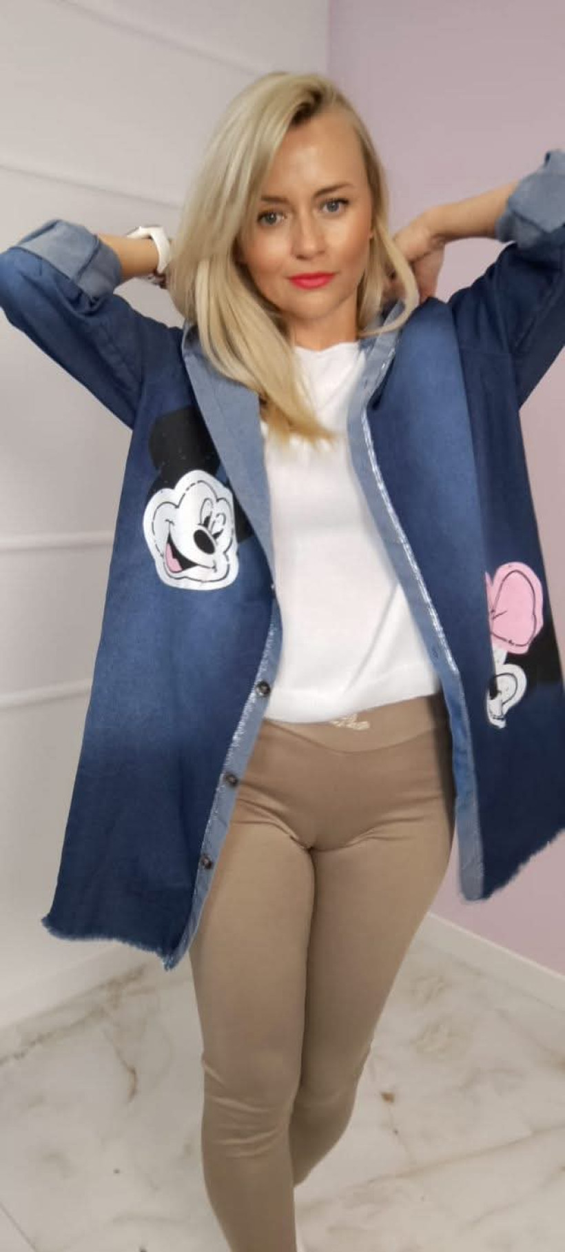 Płaszcz jeans Miki 