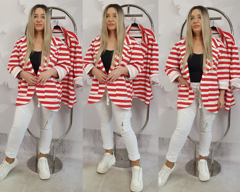 MARYNARKA PRISSY 20880 RN10 PASKI %przecena