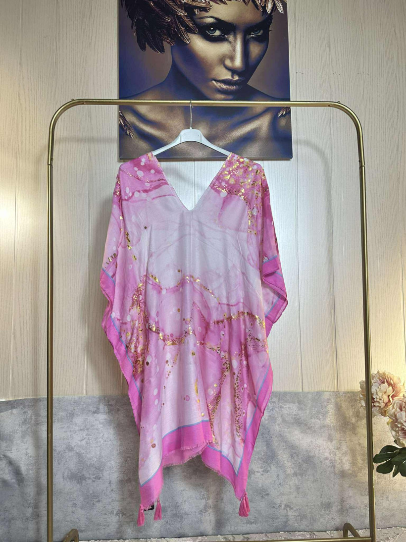 Lekka tunika plażowa Plus Size