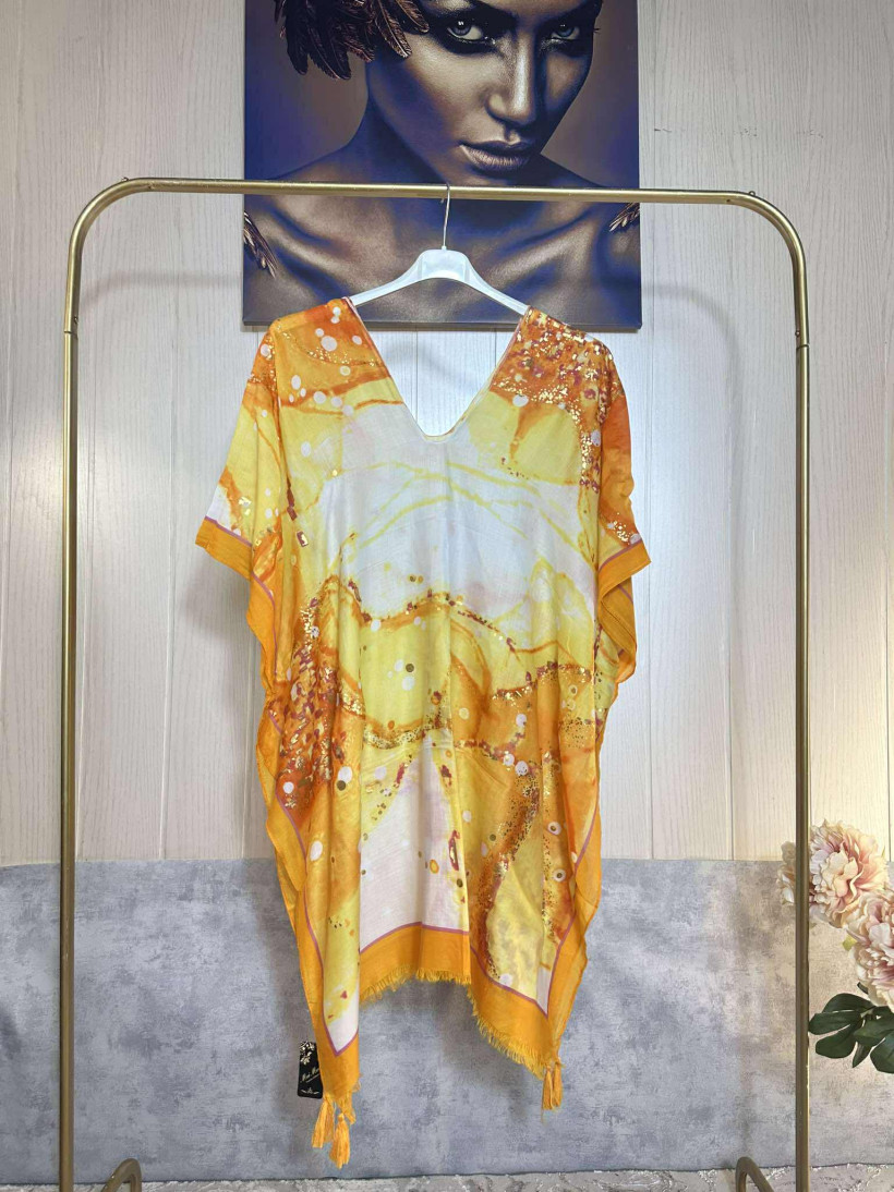 Lekka tunika plażowa Plus Size
