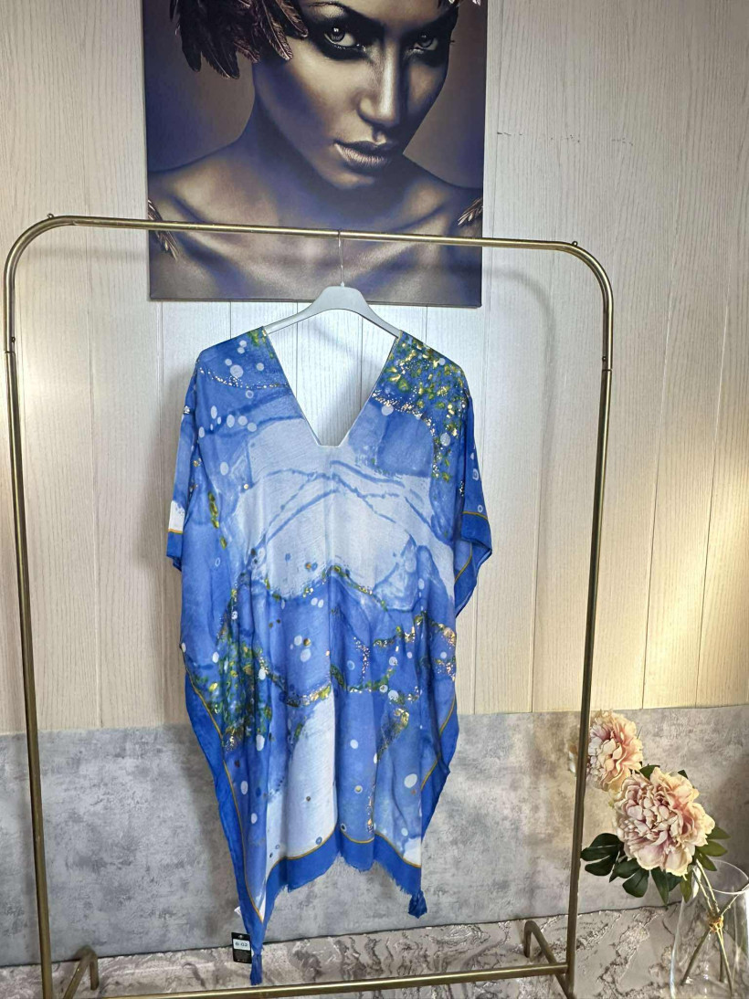 Lekka tunika plażowa Plus Size