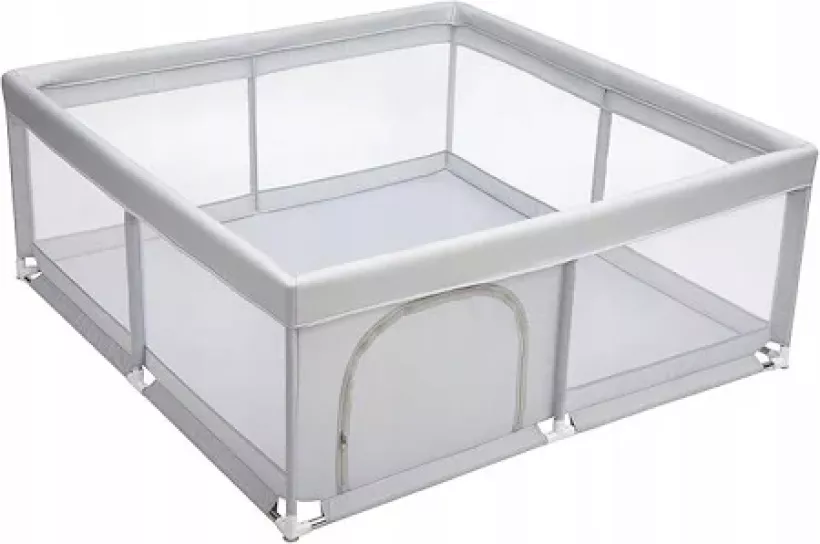 Kojec dziecięcy dla dzieci 150x150 beżowy