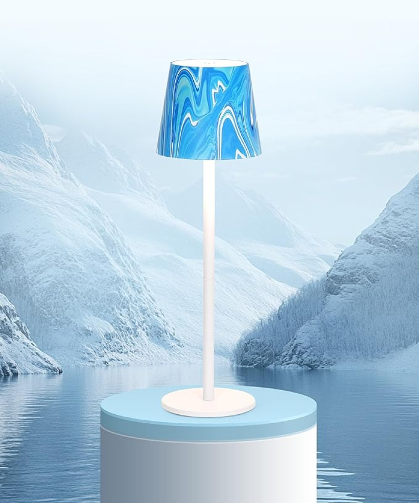 Lampa stołowa Faithorse Wireless Niebieska