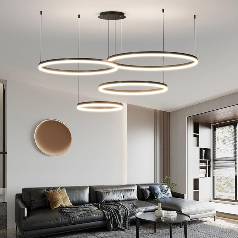 Mikeru 40+60+80+100 cm Lampy wiszące nad stół jadalny