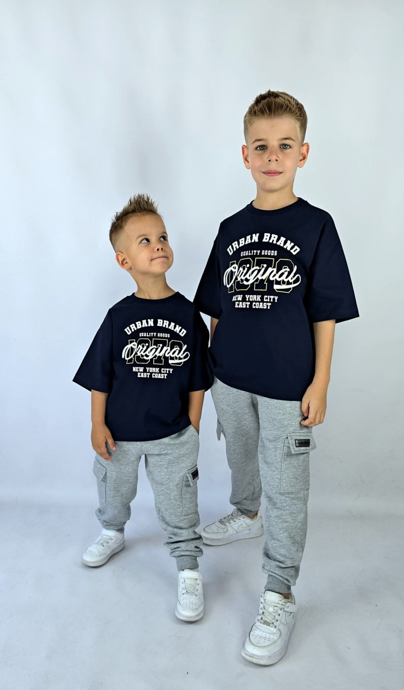 T-SHIRT ORIGINAL GRANATOWY URBAN