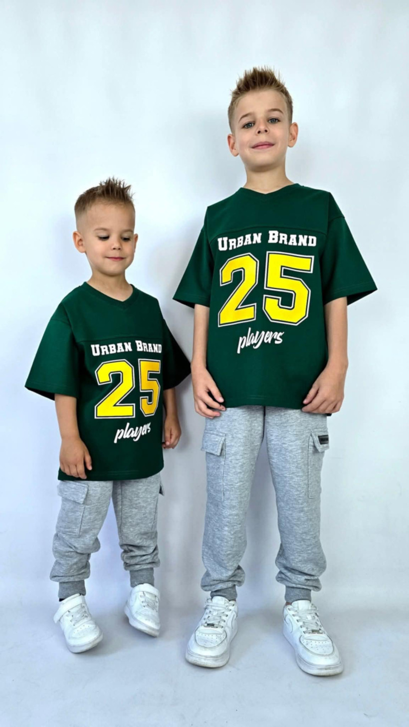 T-SHIRT BASEBALL 25 PLAYERS ZIELONY URBAN