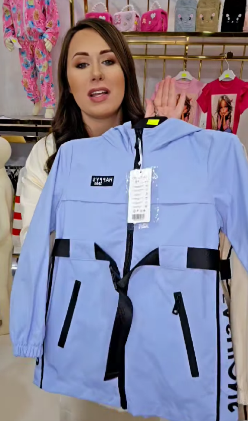 Kurtka HAPPYS FASHIONS YF-2035A3- BŁĘKIT