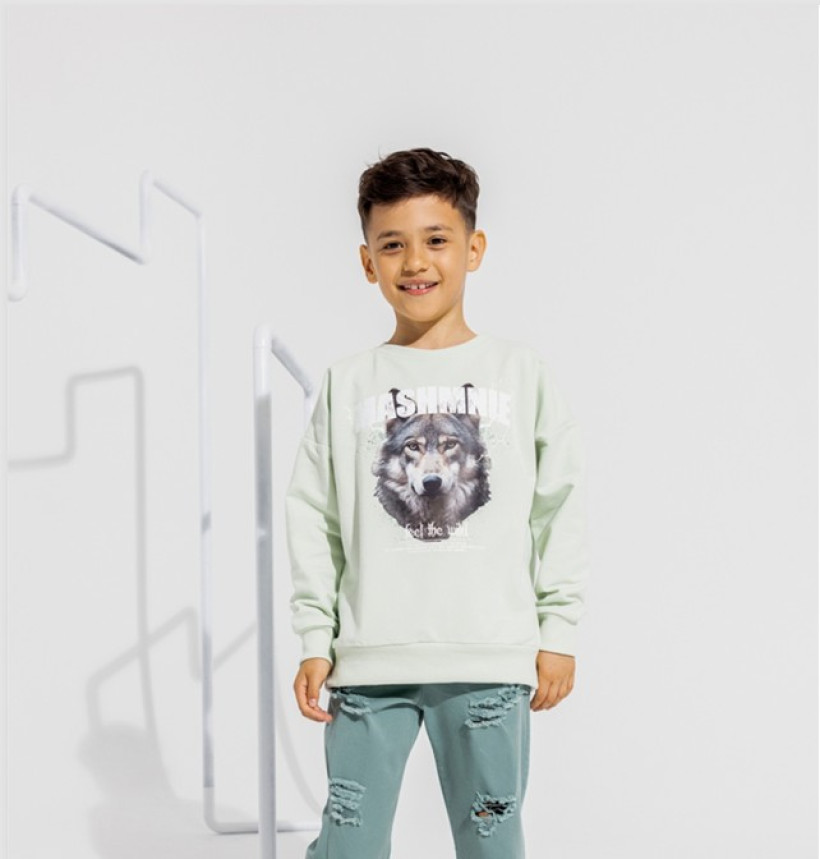 Bluza dziecięca Wilk Mięta MashMnie - Modna i wygodna!