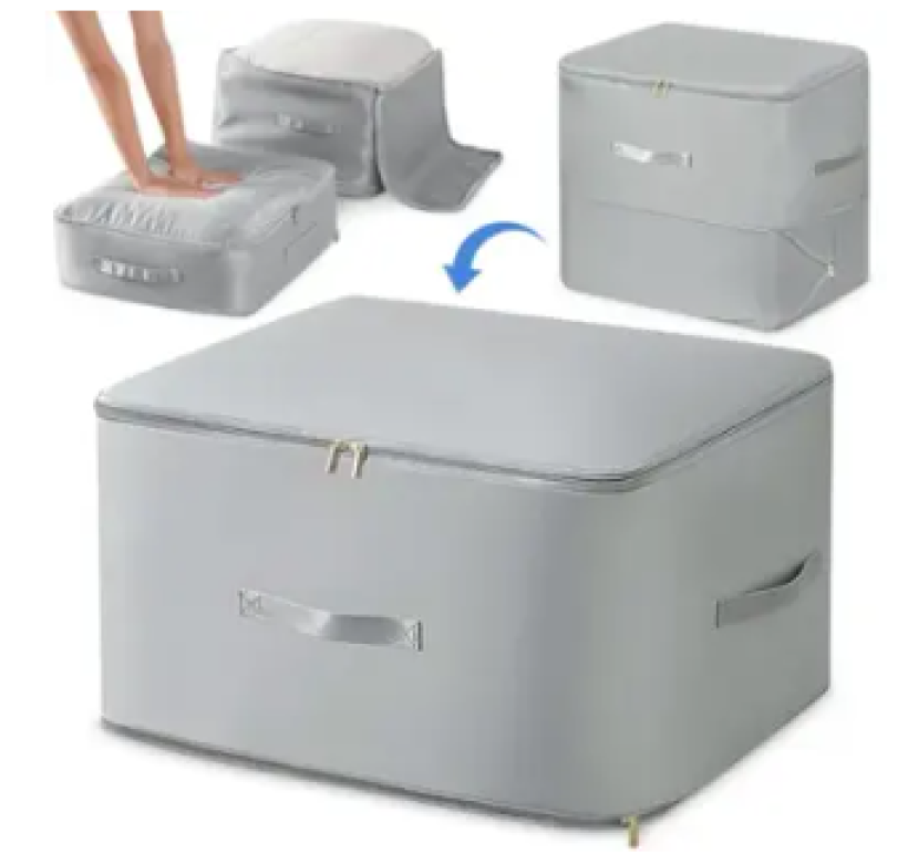 Bardzo oszczędzający miejsce samokompresujący organizer