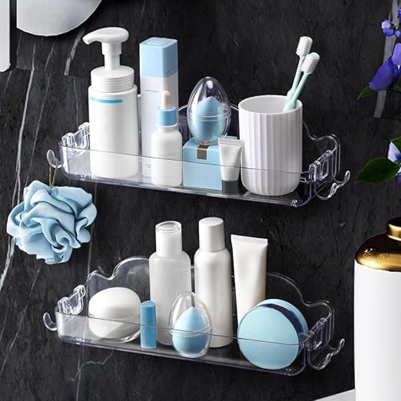 Gocvo 2-pak półek prysznicowych bez wiercenia