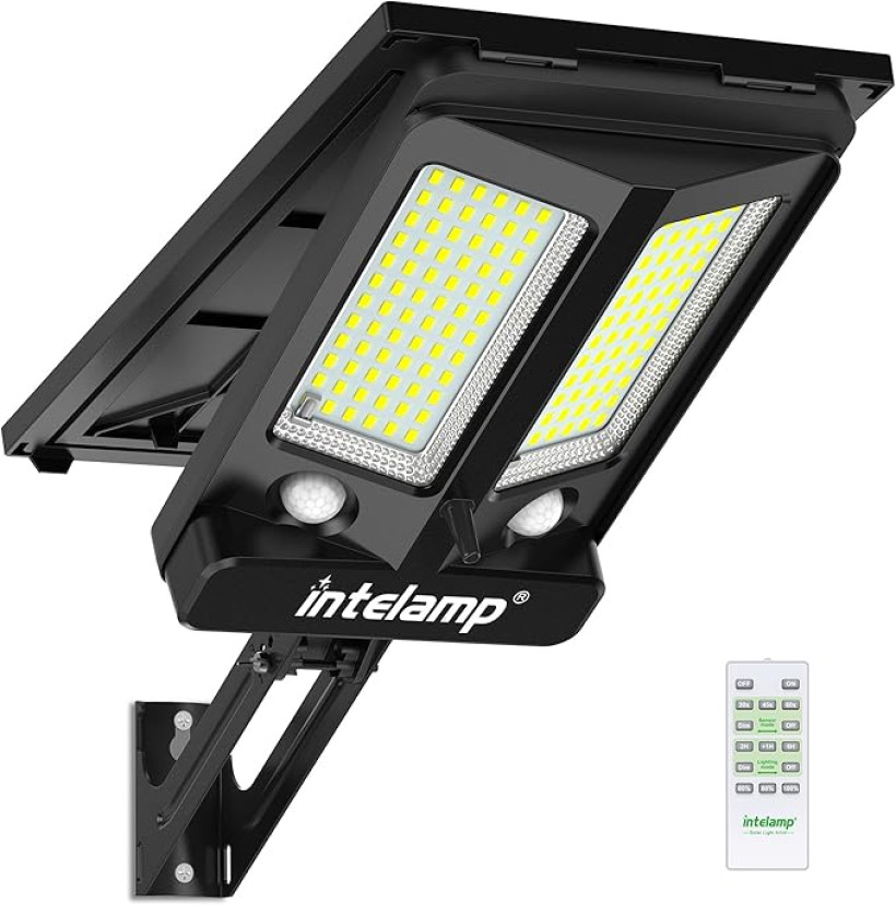 INTELAMP Solarny zewnętrzny reflektor LED