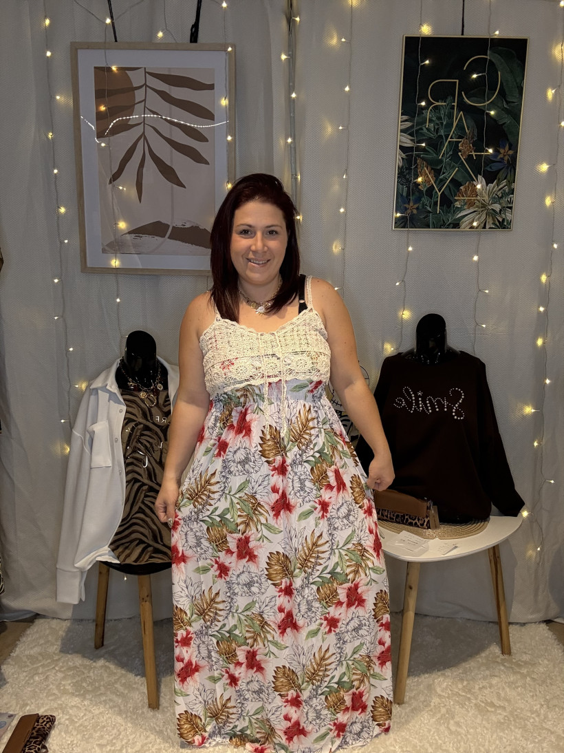 robe longue broder 
