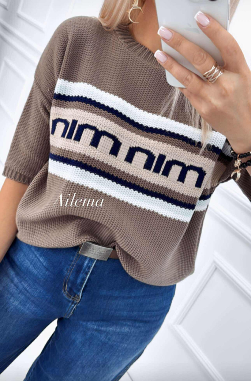 Sweter Bocca ab2053 min min fango