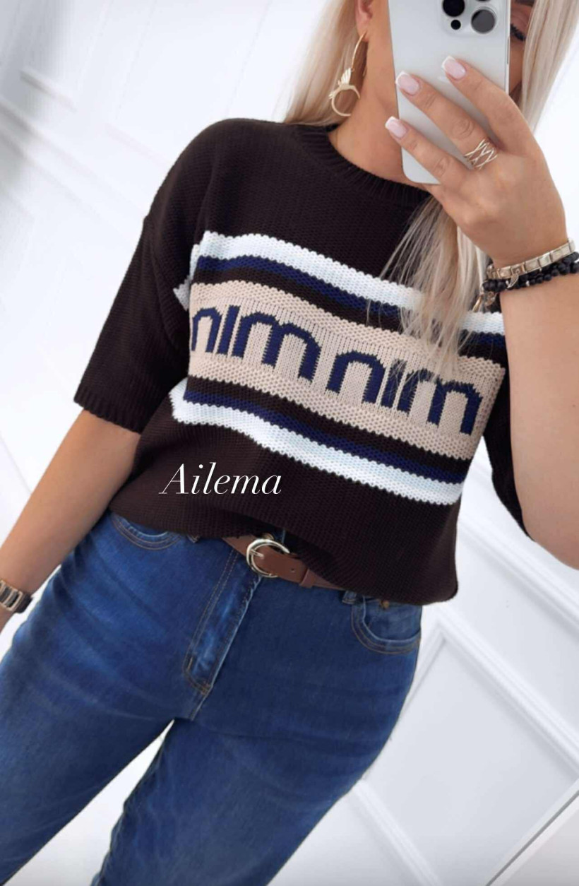 Sweter Bocca ab2054 czekolada