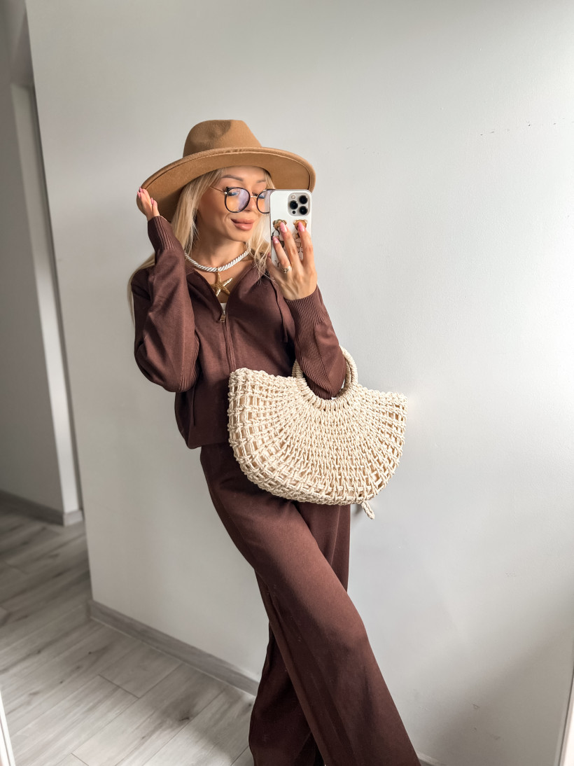 Komplet dzianinowy wiskoza 803-158