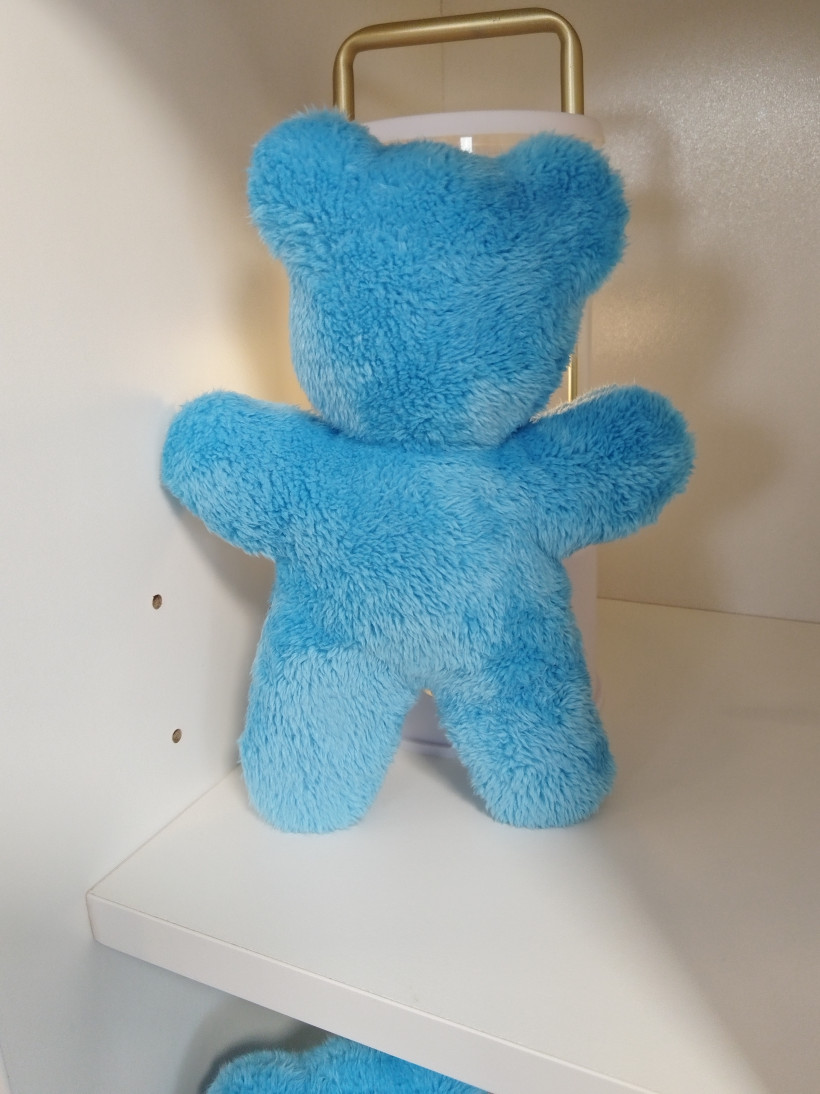 Jouet Ourson Pilou Bleu Cristal 
