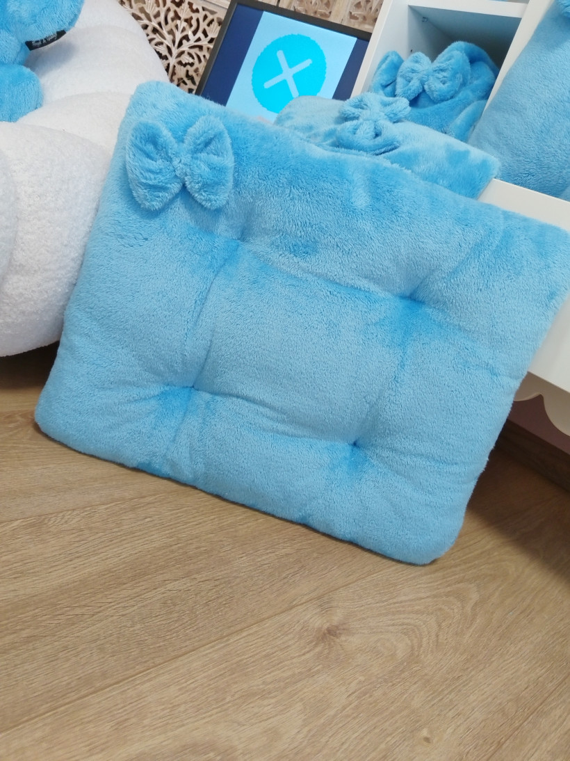 Bb Edredon Pilou Bleu Cristal