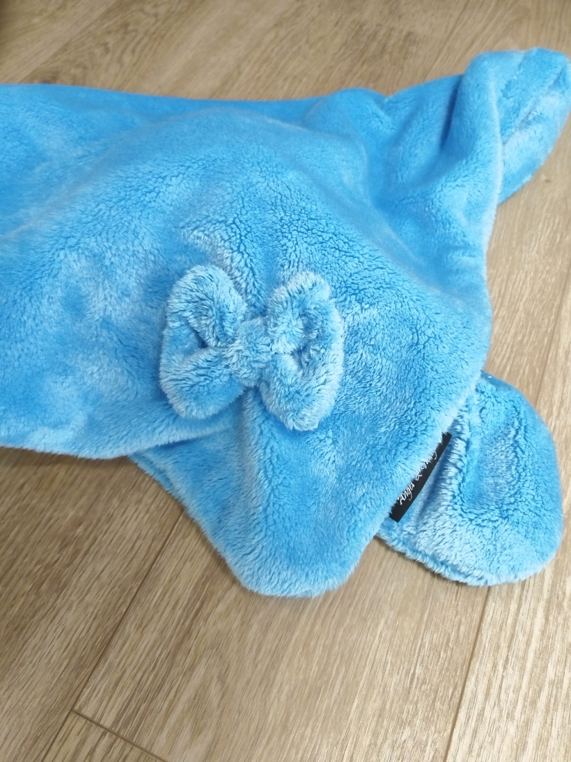 Housse pour Coussin Pilou Bleu Cristal → Livraison après le 25 août