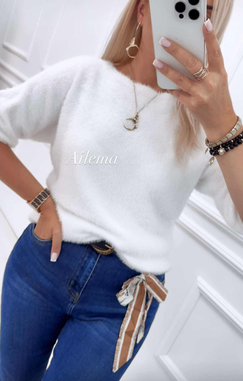 Sweter alpaka T2212 nietoperek