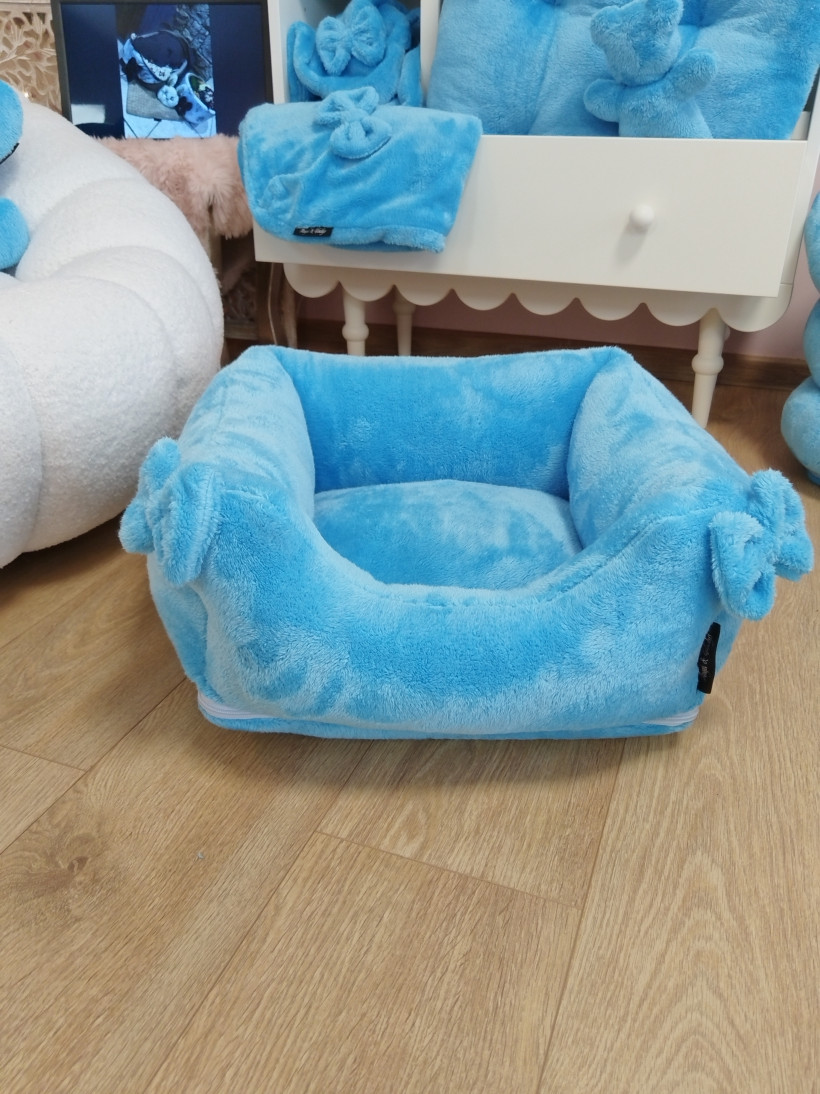 Divan Pilou Bleu Cristal