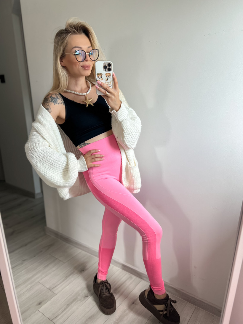 Leginsy sport Push up f813