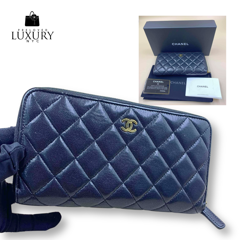 CHANEL Matelasse Wallet Lambskin 29069544 Black