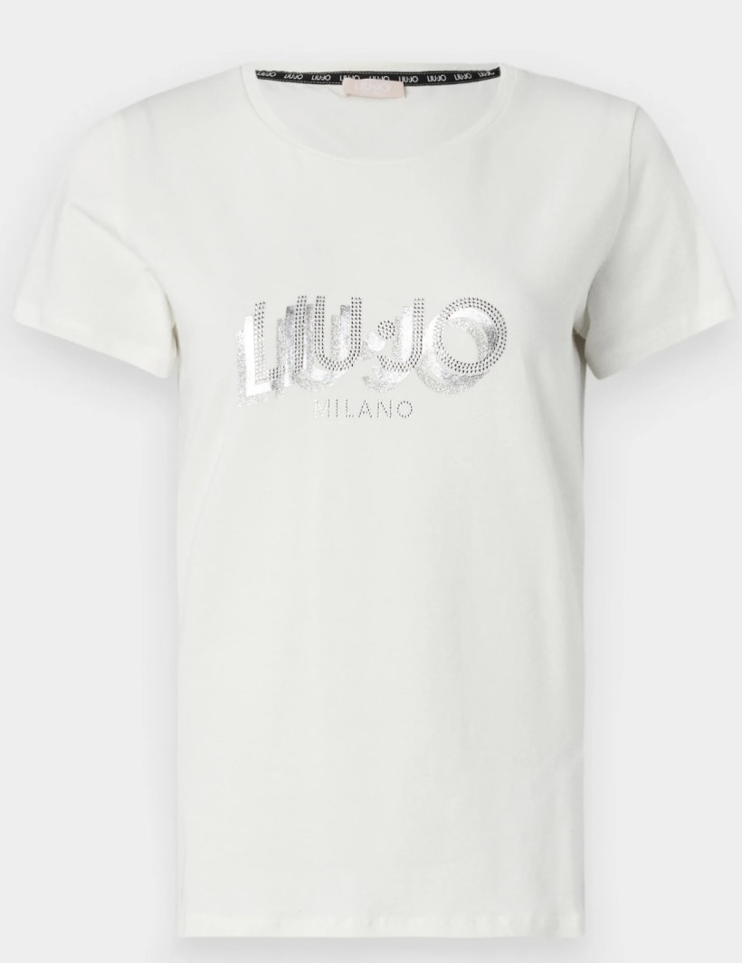 T-shirt Liu Jo Milano TA5214 JS003 biały